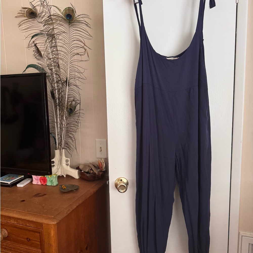Navy Blue Women's Jumpsuit
